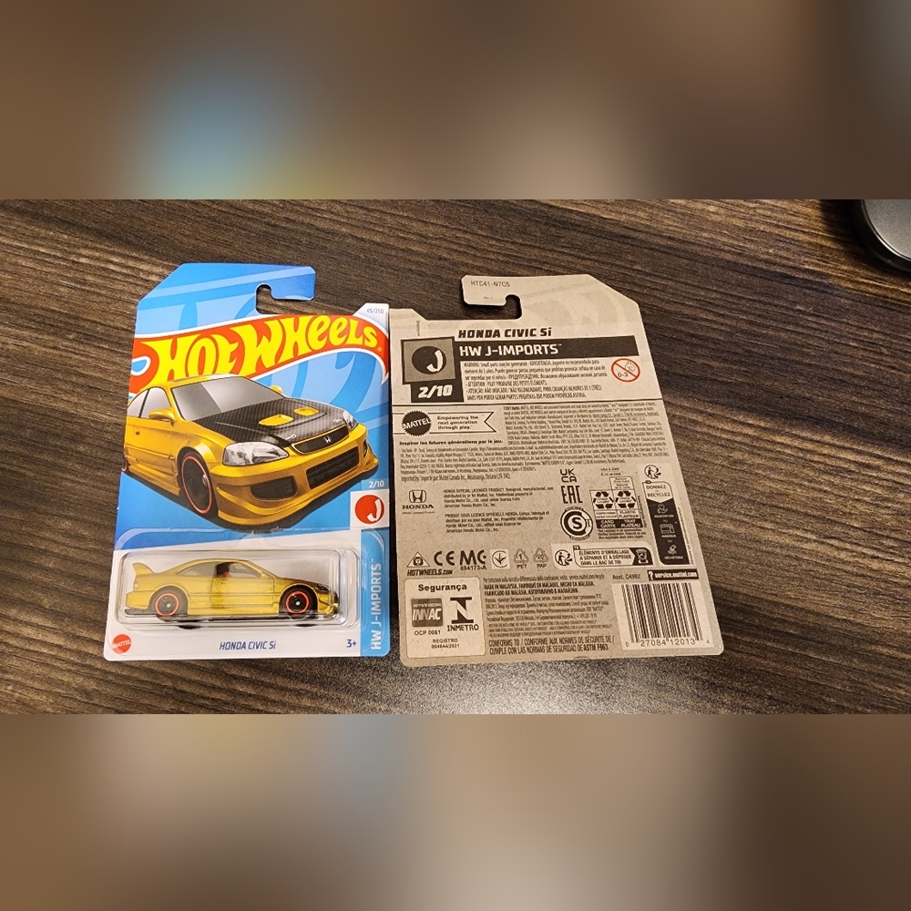Honda Civic Si Hotwheels 2024